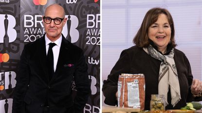 Ina Garten and Stanley Tucci