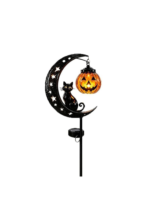 Black Cat & Pumpkin Moon 