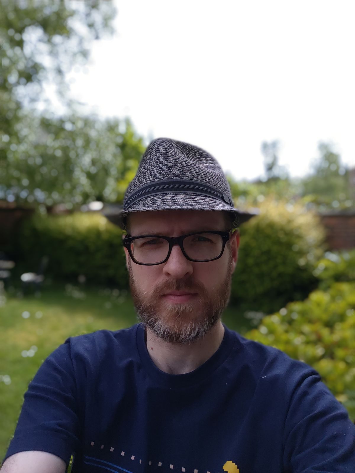 Selfie portraits leave some odd edge artifacts.