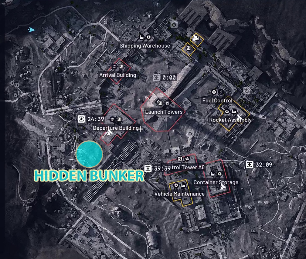 Arc Raiders Hidden Bunker map