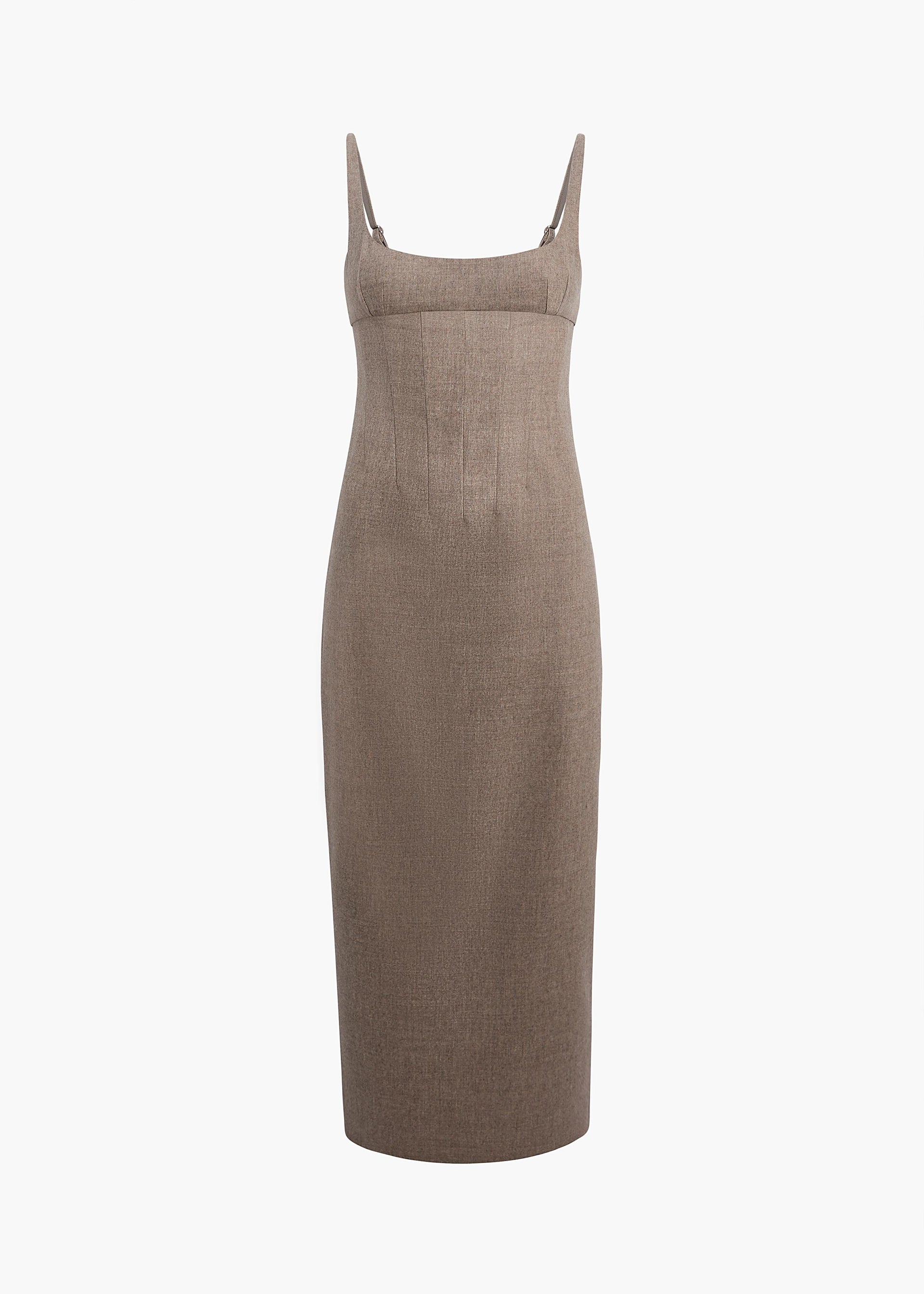 Lotte Dress in Sepia - 0 / Sepia / 100% Cotton
