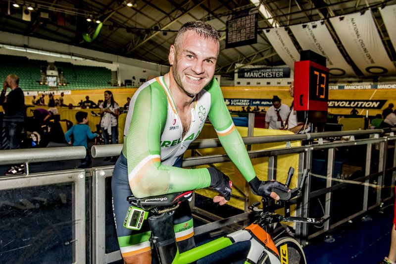 Colin Lynch after his successful ride