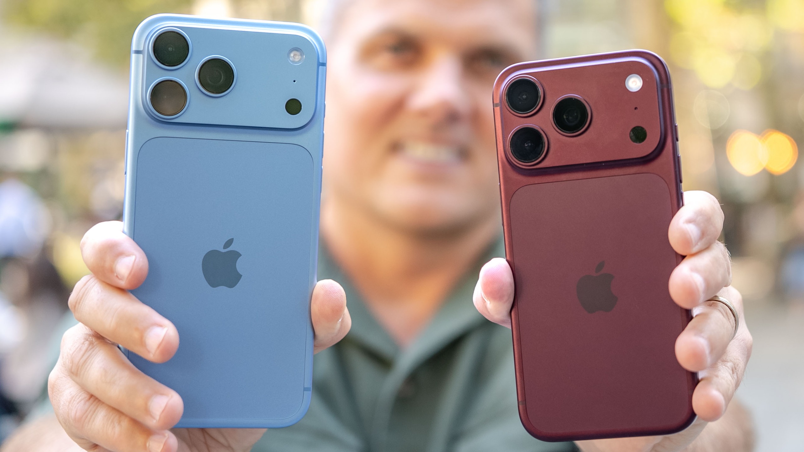 Apple iPhone 18 Pro and Pro Max shown in hand