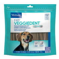 Virbac C.E.T. VeggieDent Fr3sh Dental Chews for Medium Dogs
