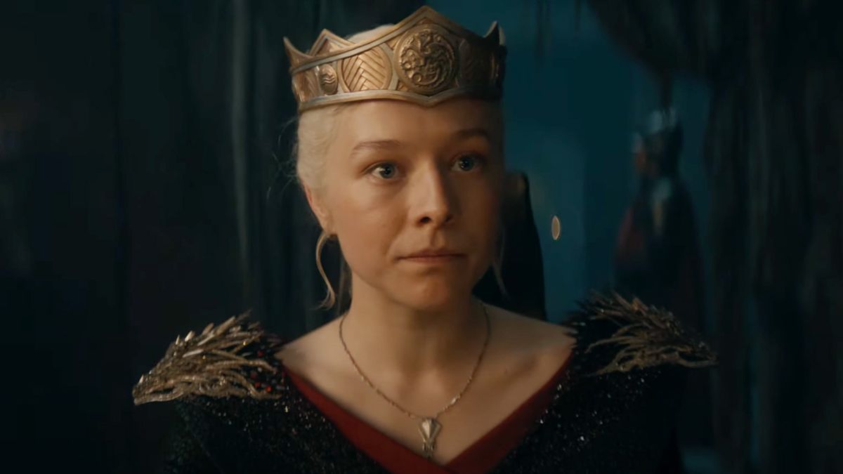 Emma D&#039;Arcy as Princess Rheanyra Targaryen in House of the Dragon Season 2