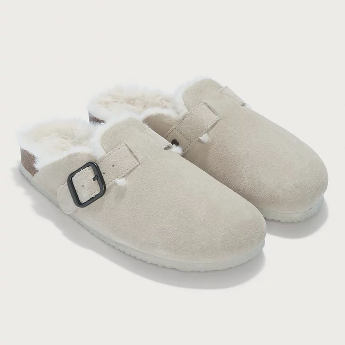 The White Company, Suede Corkbed Mule Slipper