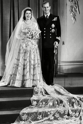 Queen Elizabeth II's wedding dress