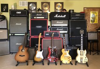 Brad Gillis's vintage guitars and amps