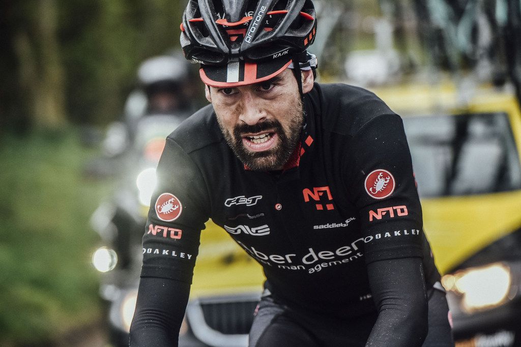 NFTO's Jonathan McEvoy during the stage