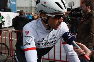 Stijn Devolder lines up at E3 Harelbeke despite a heavy fall at Dwars door Vlaanderen.