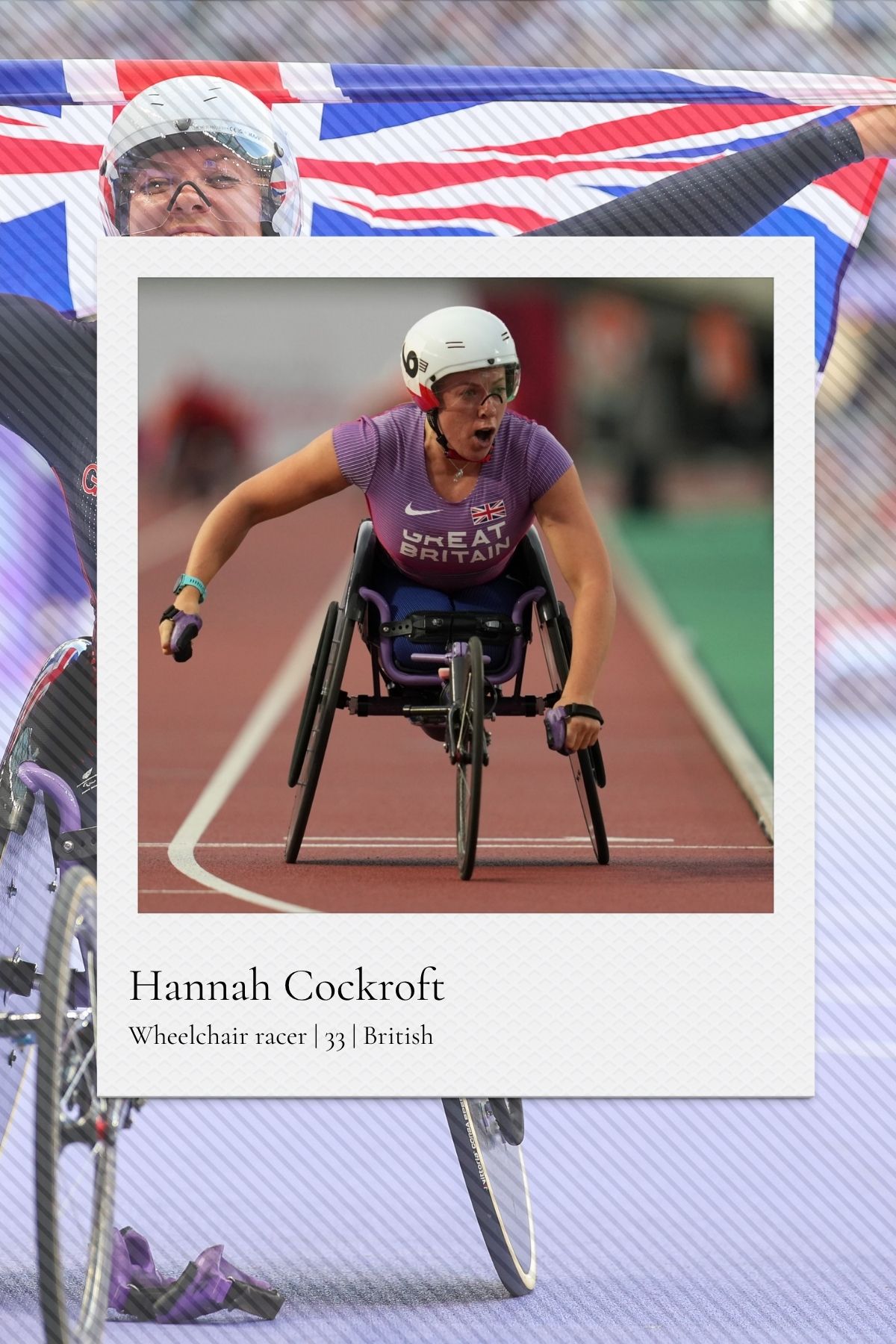 British wheelchair racer Hannah Cockroft