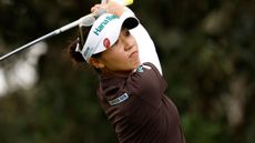 Lydia Ko takes a shot at the Hilton Grand Vacations Tournament of Champions