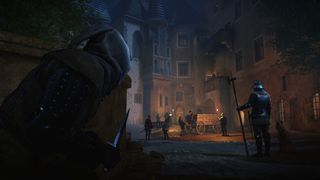 Sneaking behind a guard at night in Kingdom Come: Deliverance 2