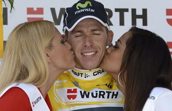 Rui Alberto Faria Da Costa (Movistar Team) in yellow