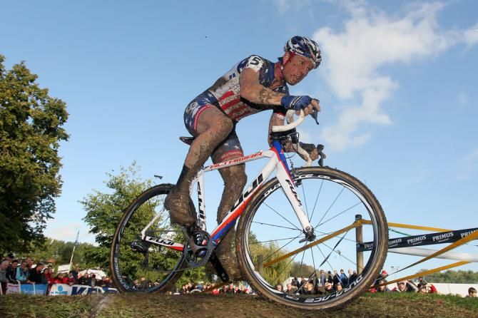 US champion Jonathan Page (Fuji-Spy-Competitive Cyclist) finished 8th at Kermiscross, his best result in Europe thus far in the 2013-2014 season