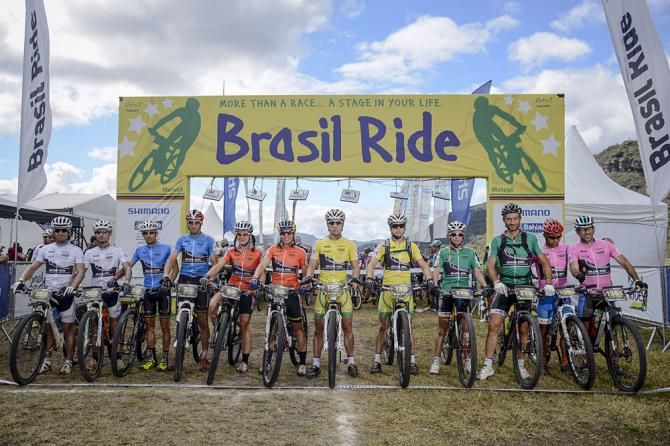 The Brasil Ride overall champions going into stage 7, except for the mixed team, which lost their jerseys on the final stage.