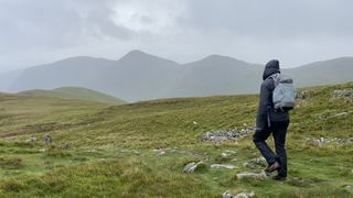 how to waterproof a backpack: hiking in the Lakes