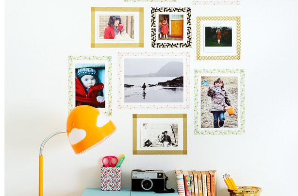 Washi Tape Craft Stick Frames - Typically Simple