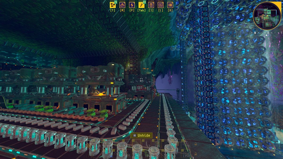 Vul vreemde grotten met fabrieken in het automatiseringsspel Techtonica