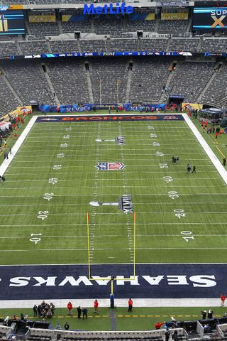 The MetLife Stadium At The Denver Broncos vs Seattle Seahawks Super Bowl Game On Sunday Night