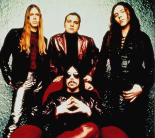 Monster Magnet posing for a photograph in 1998