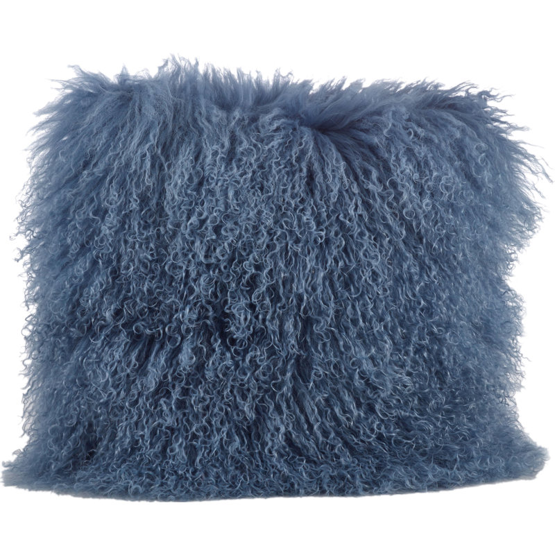 Allmodern Iyana Lamb Wool Square Cover & Insert & Reviews | Wayfair