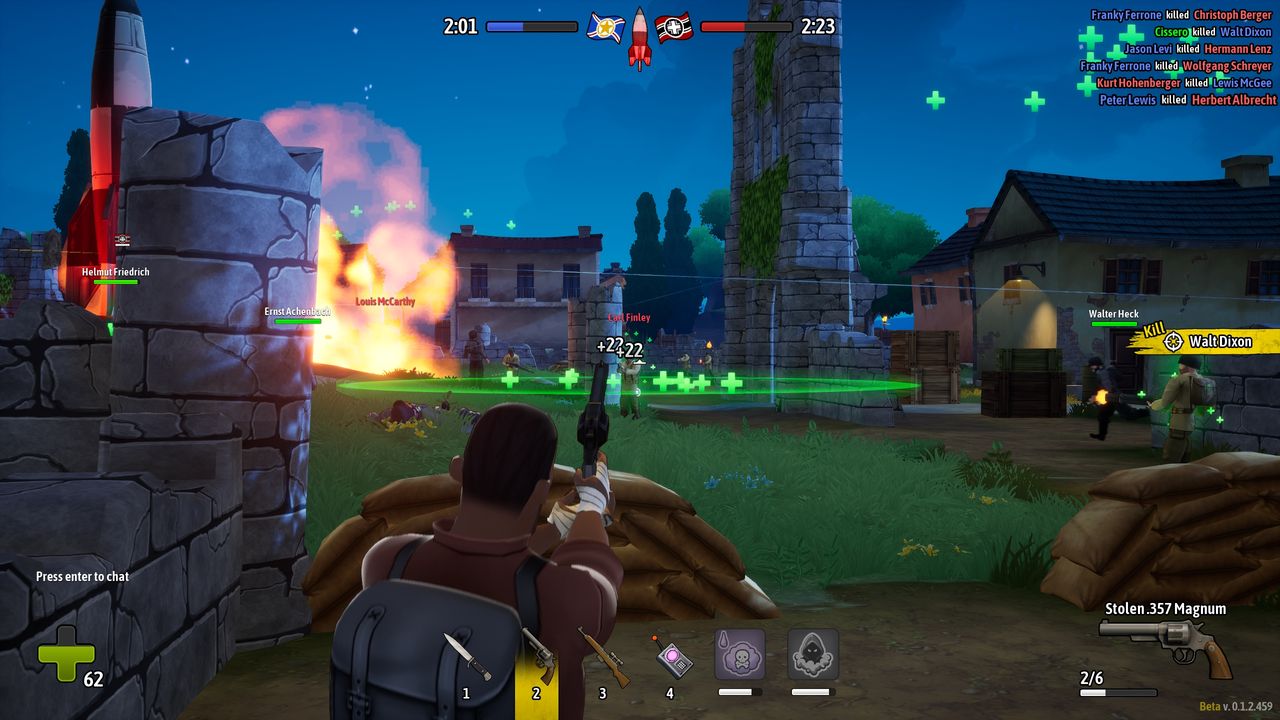 Screenshot from an in-development build of Heroes of Valor