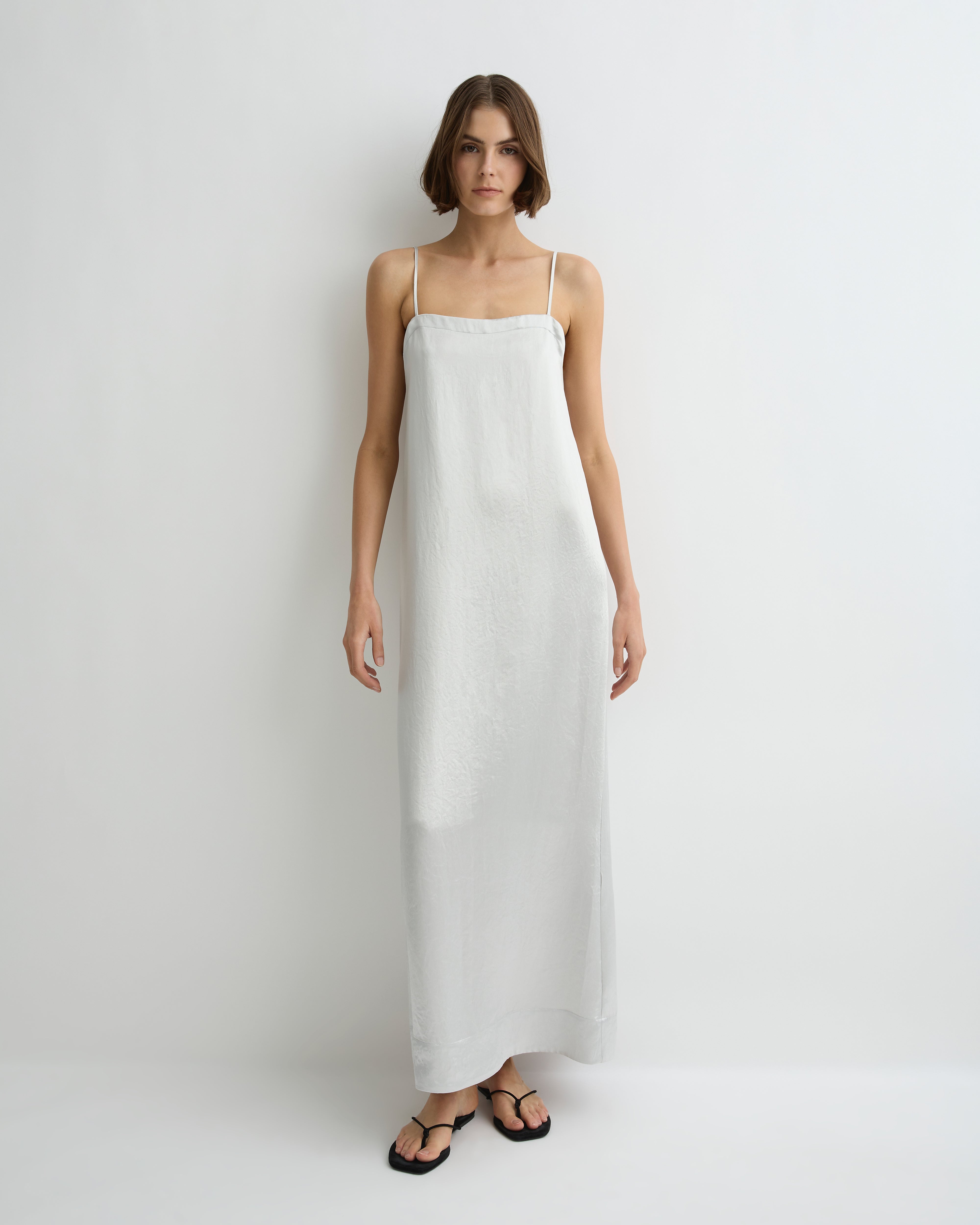 Kobe Maxi Column Dress - Platinum