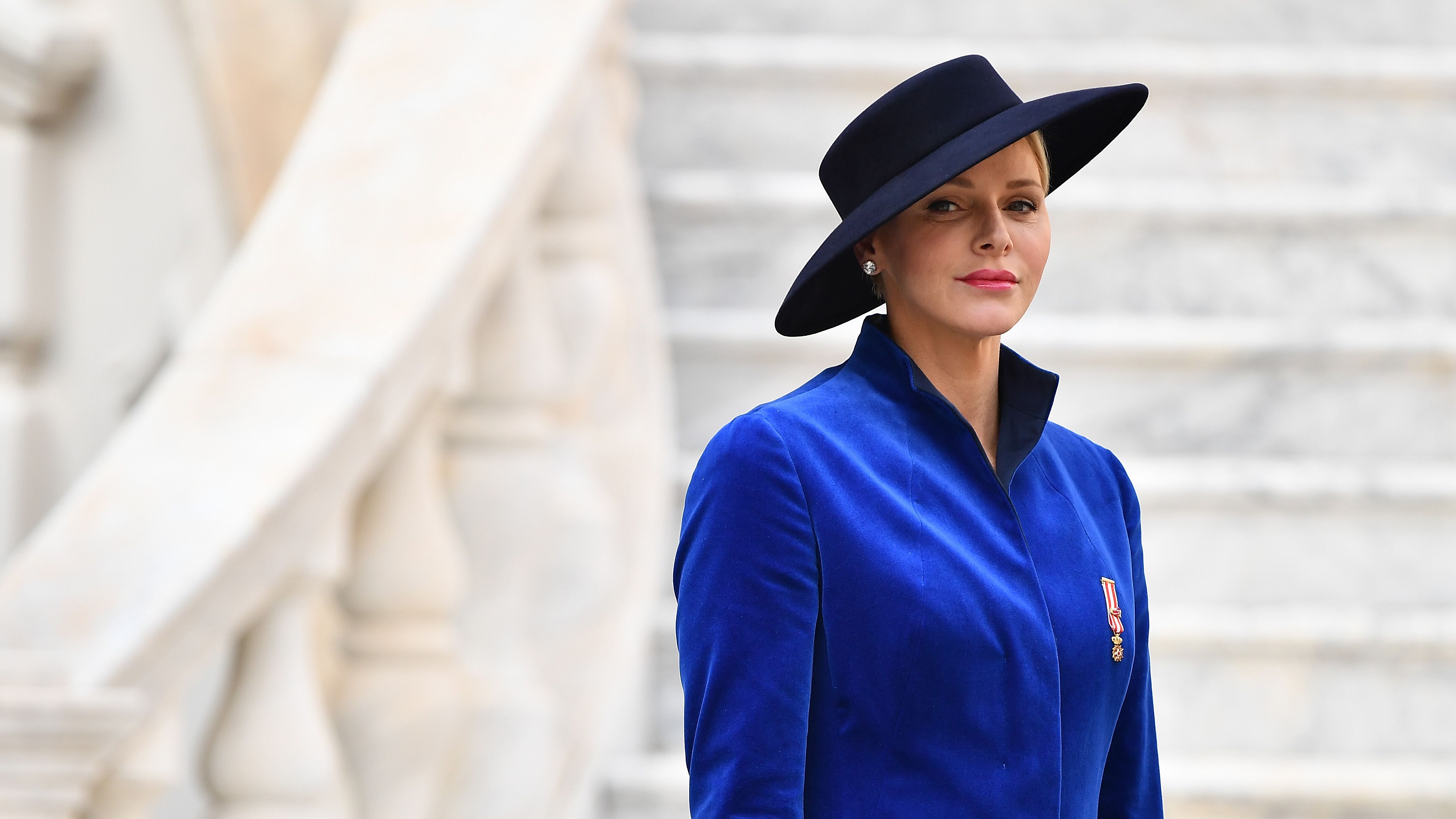 Princess Charlene Celebrates the 2020 Sainte Devote in Louis