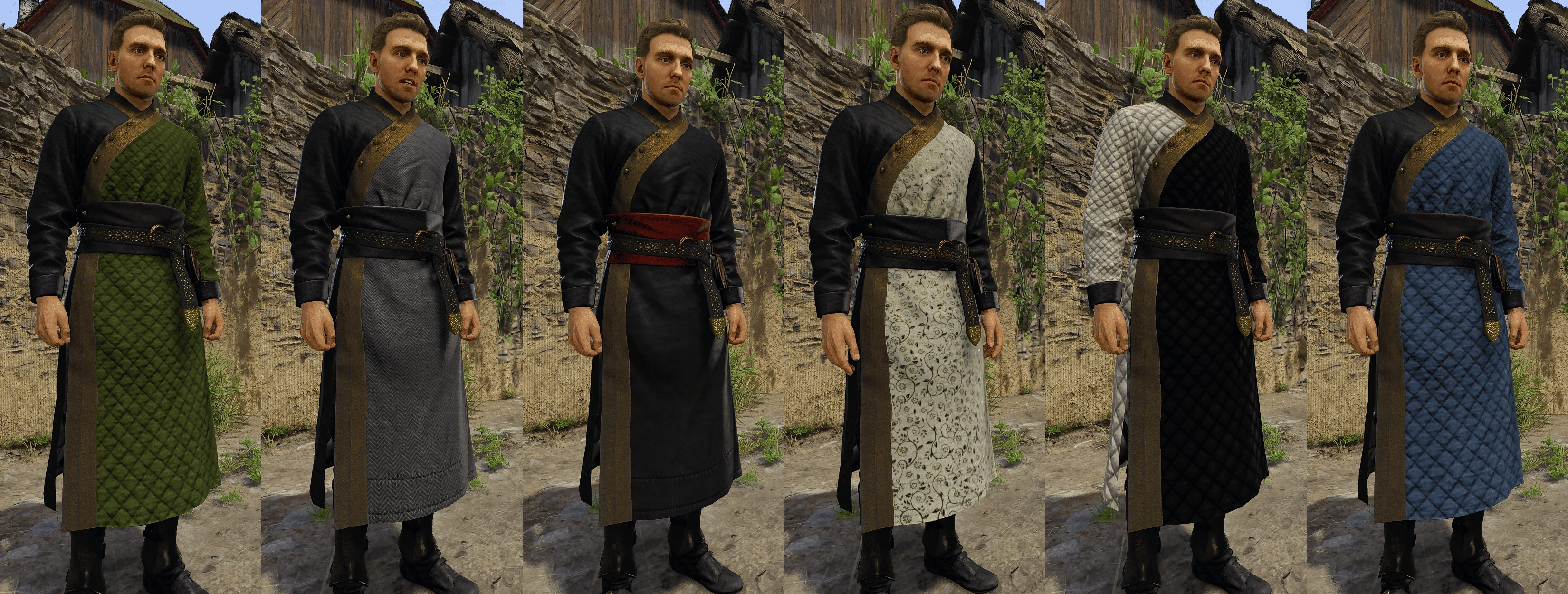 Henry from KCD2 wearing fancy clothing