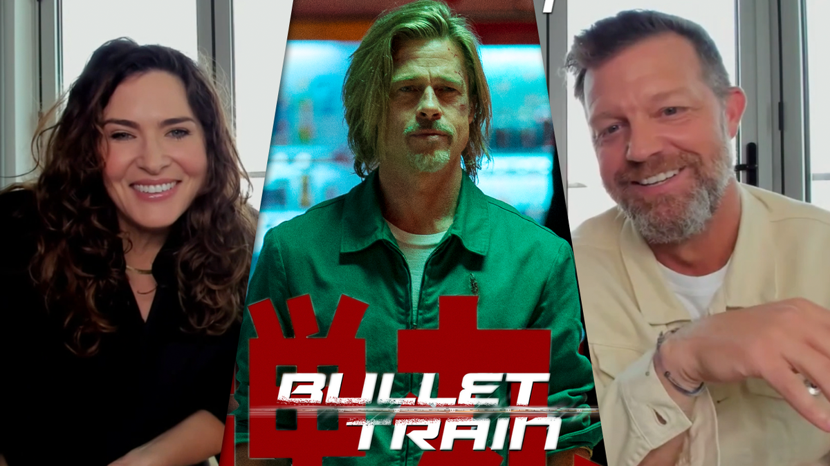 Brad Pitt in Bullet Train / Director David Leitch &amp; Producer Kelly McCormick