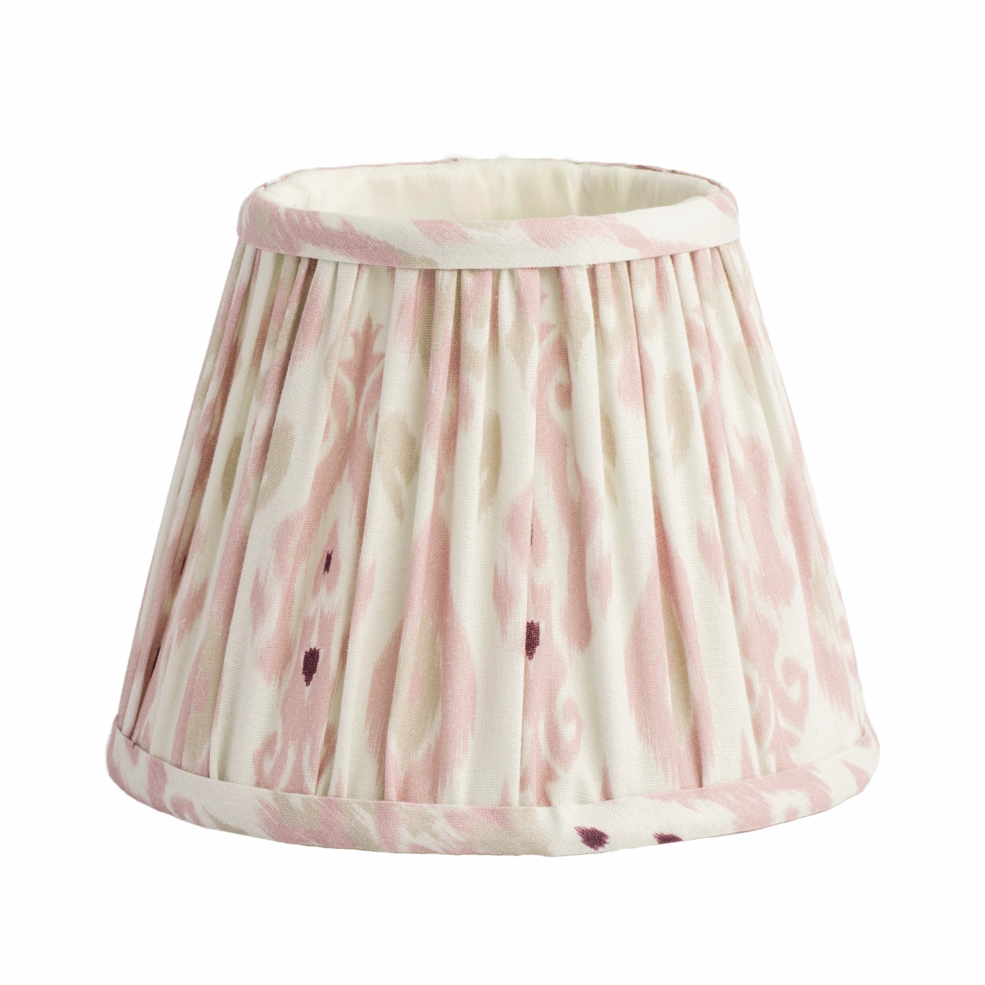 Ikat Empire Mauve &amp;amp; Cappuccino Lampshade - 16cm