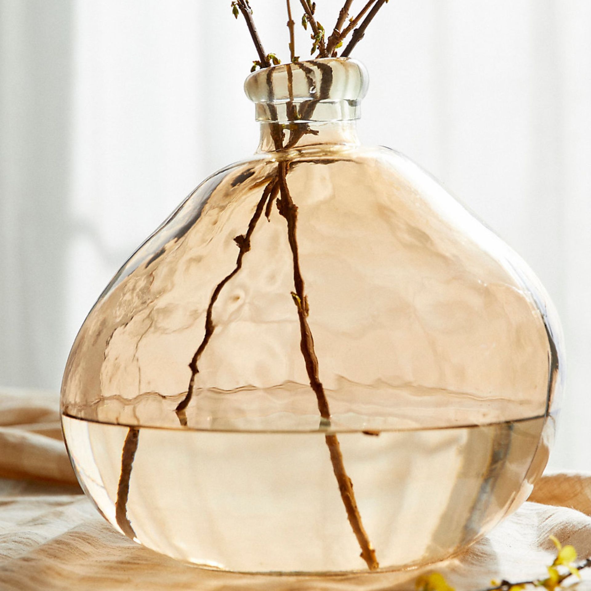 Recycled Glass Colored Vase