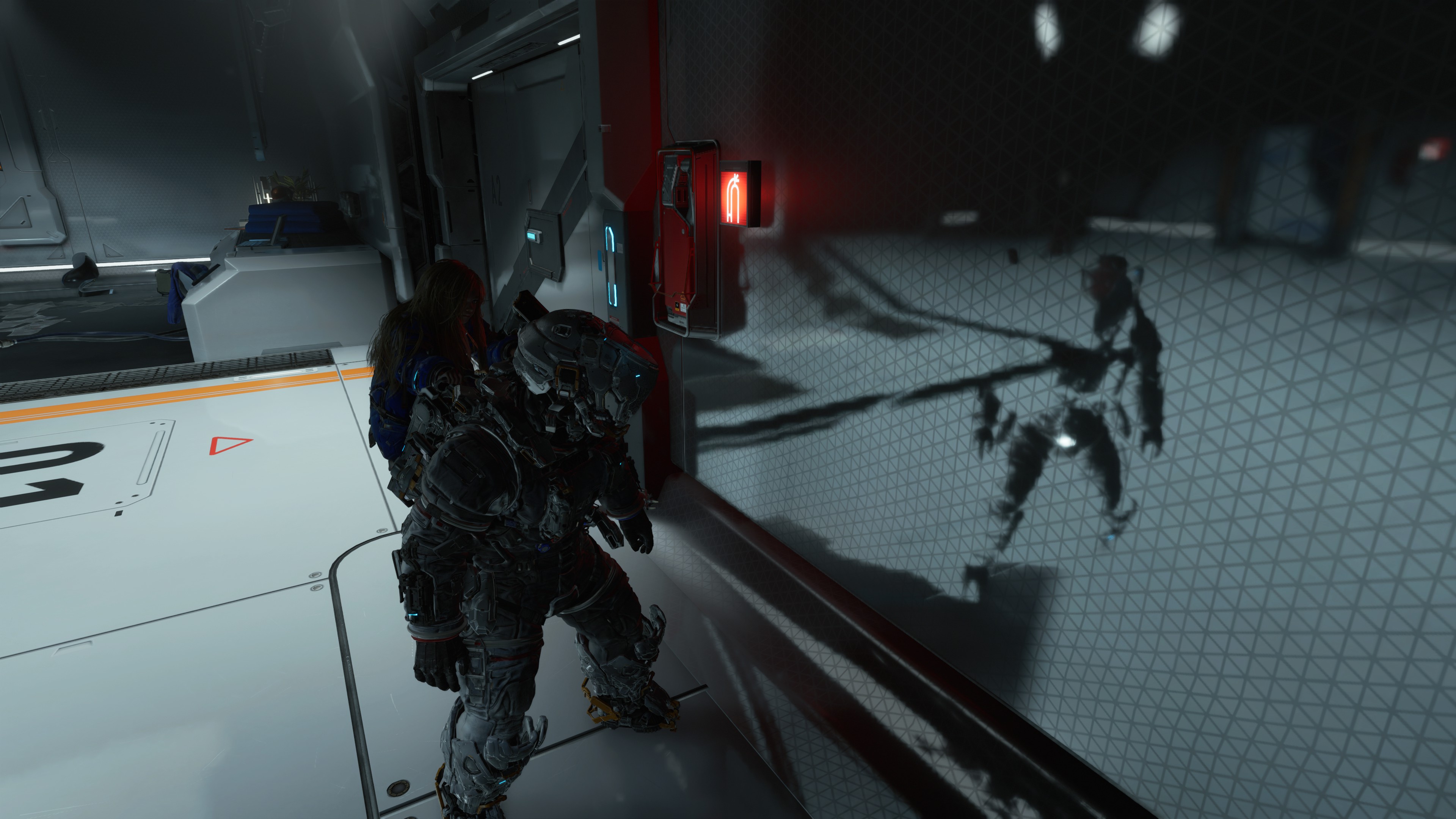 Pragmata player self reflection screenshot