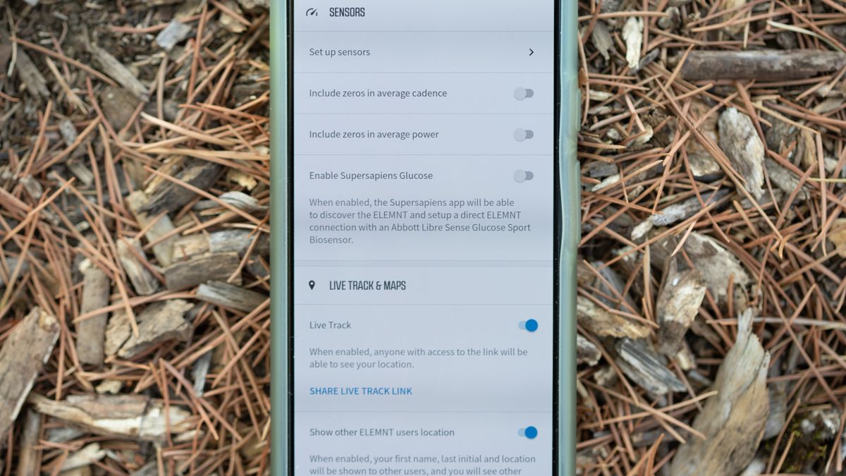 Wahoo Roam v2 sensors and live track setup