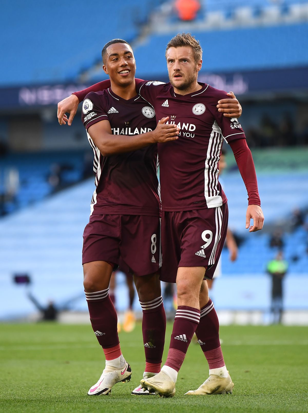 Youri Tielemans praised match-winner Jamie Vardy following Leicester’s victory at Arsenal.