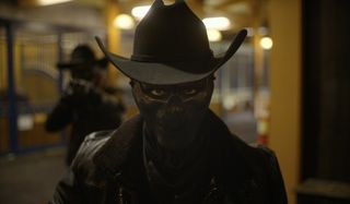 A mysterious masked cowboy in The Forever Purge.