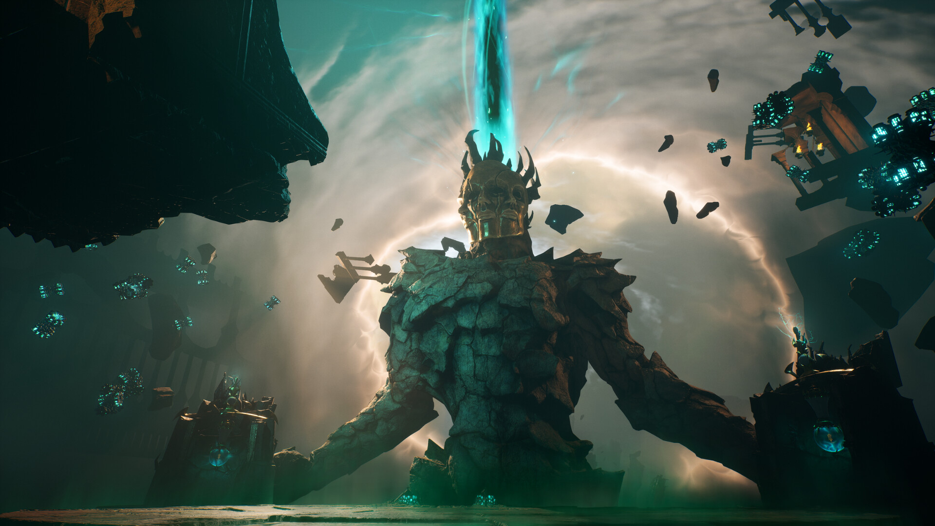 A giant boss enemy in Painkiller