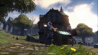 In-game screenshot of Fable Anniversary on the Xbox Series X.