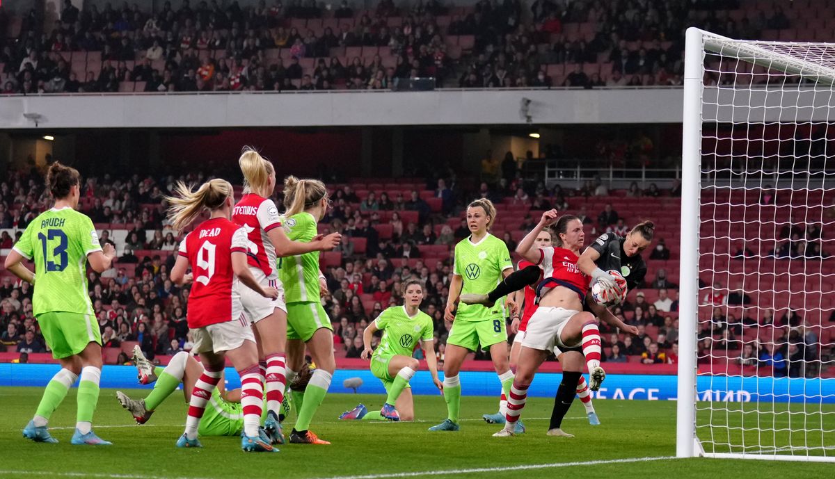 Arsenal v Wolfsburg – UEFA Women’s Champions League – Quarter Final – First Leg – Emirates Stadium