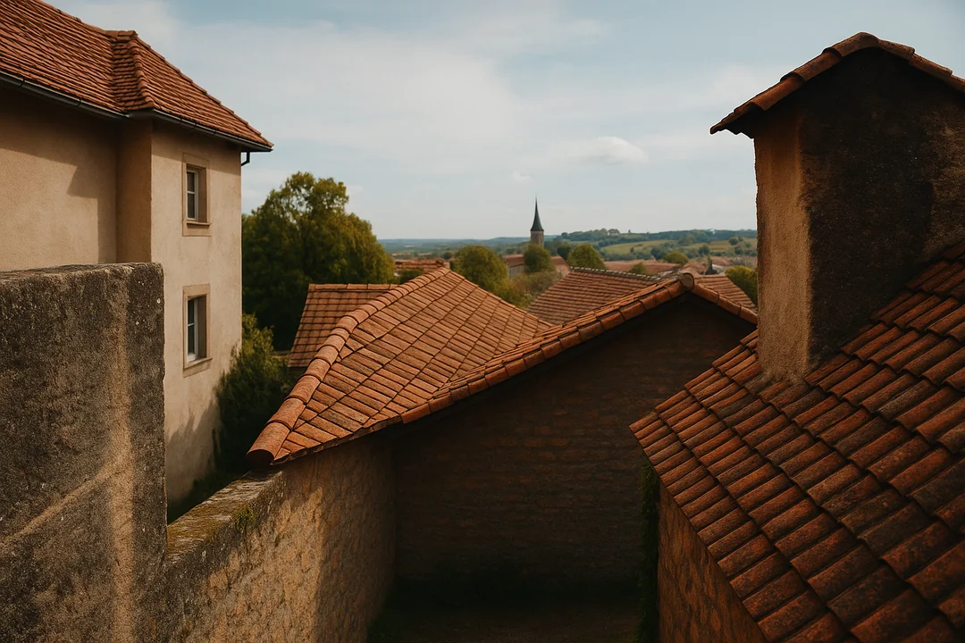 Bad AI restoration of Joseph Nicéphore Niépce View from the Window at Le Gras