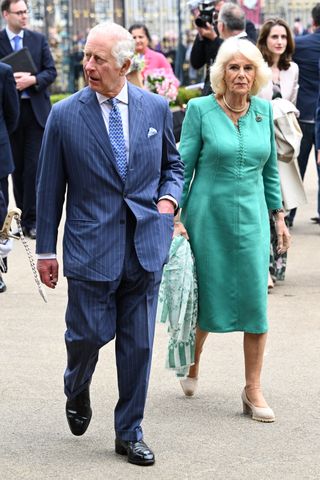 King Charles and Queen Camilla on a visit to Northern Ireland