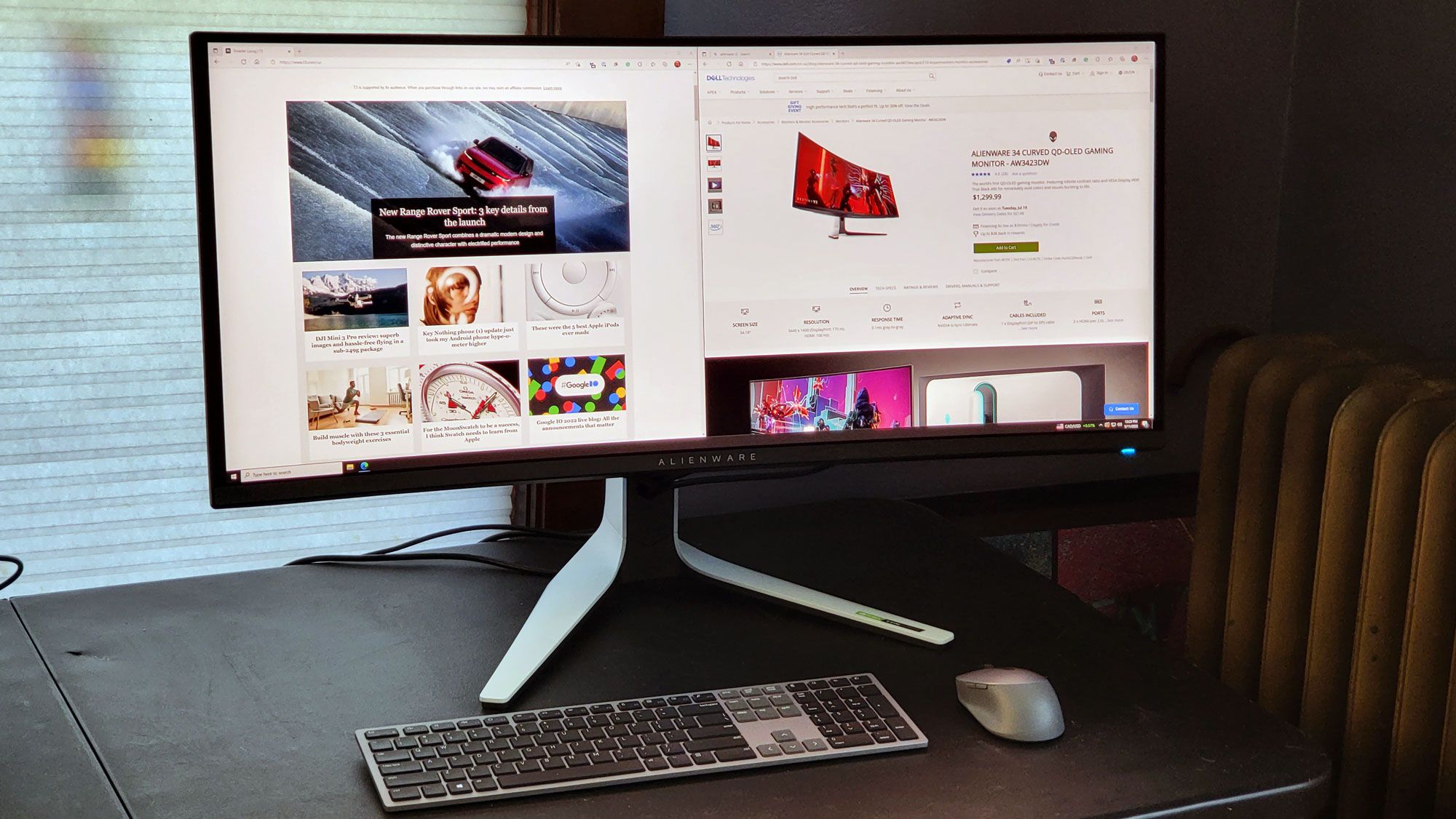 Alienware 34 Curved QD-OLED AW3423DW gaming monitor review: a great ...