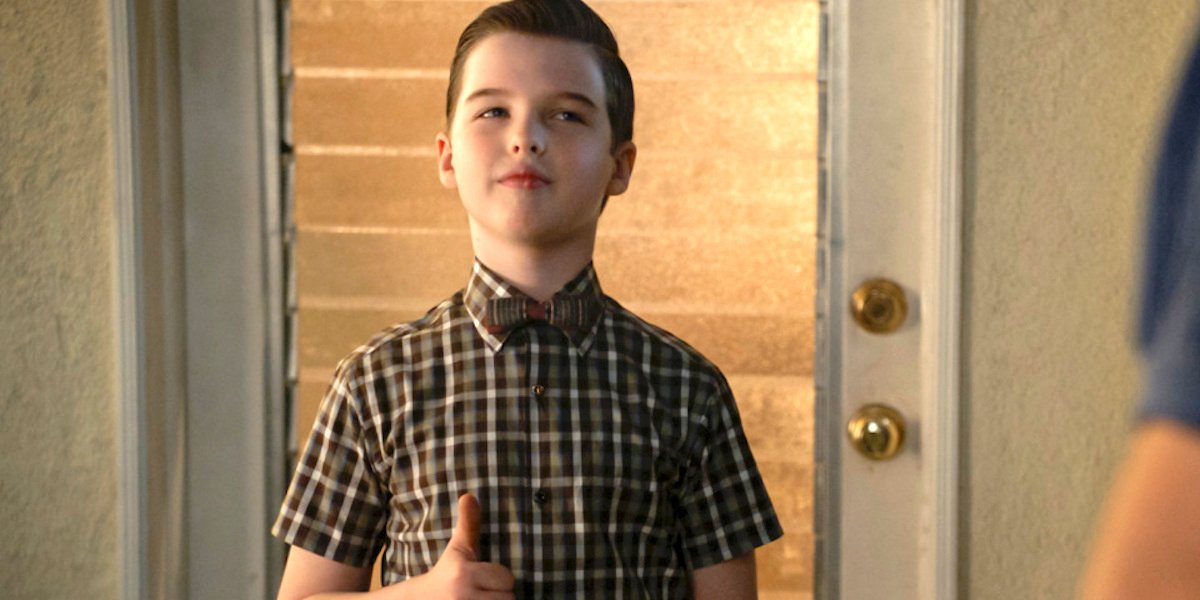 young sheldon thumbs up cbs