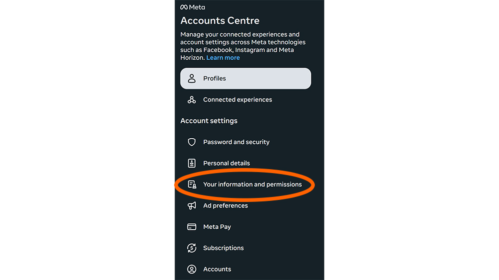 A screenshot showing one of the steps in how to to download photos from Instagram
