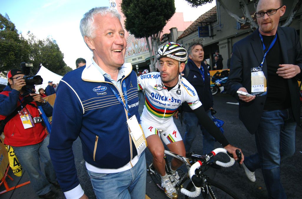 Cycling : Tour of California / Stage 4
LEFEVERE Patrick (Bel) Manager Team QSI / Quick-Step Innergetic / BETTINI Paolo (Ita)
Seaside - San Luis Obispo (213,4 Km)
/ Ronde van Californie
(c)Tim De Waele