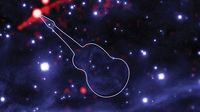 a guitar in the stars