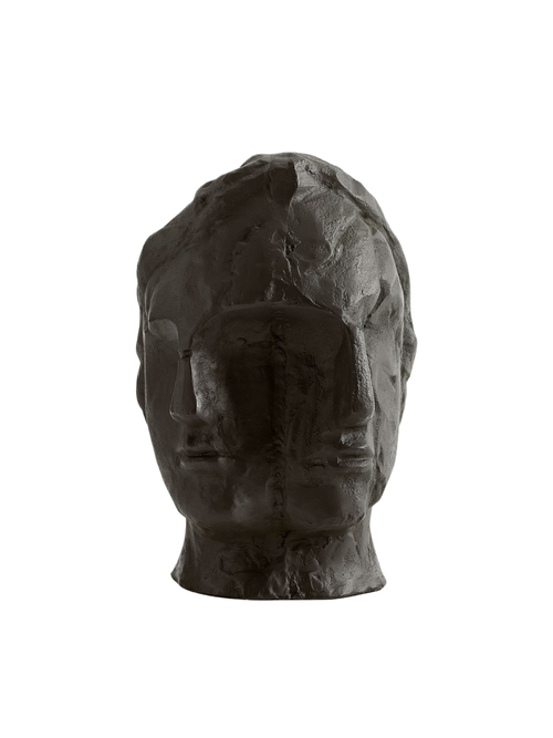 Bronze Two-Faced Sculpture
