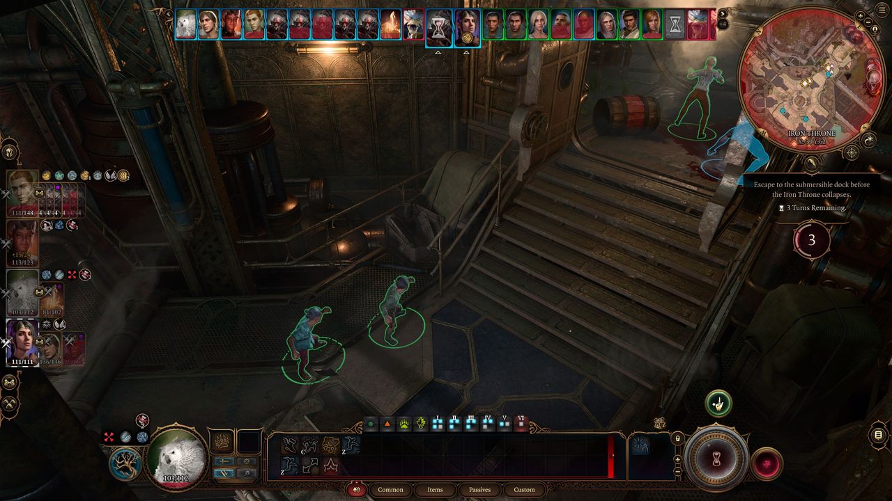 Baldur's Gate 3 Iron Throne - Gondians running