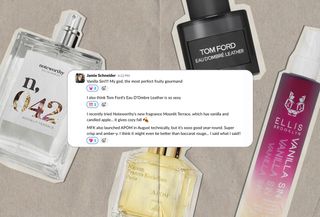 A beauty editor's thoughts on Tom Ford Eau D'Ombre, Ellis Brooklyn Vanilla Sin, and Maison Francis Kurkdjian APOM